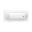 Duravit Aurena Wanna z hydromasażem 180x80 cm Jet-System odpływ przy krawędzi biały satynowy mat 760549BA0JS1000 - zdjęcie 1