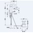 Duravit B.2 Bateria umywalkowa z korkiem 10,1 cm FreshStart MinusFlow chrom B21013001010 - zdjęcie 2