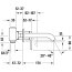 Duravit C.1 Bateria umywalkowa podtynkowa 17,4 cm czarny mat C11070003046 - zdjęcie 6