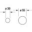 Duravit C.1 Bateria umywalkowa podtynkowa 17,4 cm czarny mat C11070003046 - zdjęcie 3