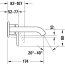 Duravit C.1 Bateria umywalkowa podtynkowa 17,4 cm czarny mat C11070003046 - zdjęcie 5