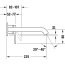 Duravit C.1 Bateria umywalkowa podtynkowa 22,5 cm czarny mat C11070004046 - zdjęcie 3