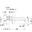 Duravit C.1 Bateria umywalkowa podtynkowa 22,5 cm czarny mat C11070004046 - zdjęcie 4