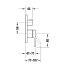 Duravit C.1 Bateria wannowo-prysznicowa podtynkowa czarny mat C15210018046 - zdjęcie 5