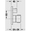 Duravit C.1 Bateria wannowo-prysznicowa termostatyczna podtynkowa czarny mat C15200014046 - zdjęcie 2
