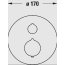 Duravit C.1 Bateria wannowo-prysznicowa termostatyczna podtynkowa czarny mat C15200014046 - zdjęcie 4