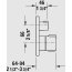 Duravit C.1 Bateria wannowo-prysznicowa termostatyczna podtynkowa czarny mat C15200014046 - zdjęcie 5