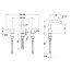 Duravit C.1 Bateria umywalkowa 14 cm bez korka chrom C11060003010 - zdjęcie 2