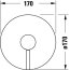 Duravit Circle Bateria prysznicowa podtynkowa chrom CE4210010010 - zdjęcie 3