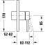 Duravit Circle Bateria prysznicowa podtynkowa chrom CE4210010010 - zdjęcie 2
