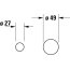 Duravit Circle Bateria umywalkowa podtynkowa chrom CE1070004010 - zdjęcie 3