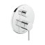 Duravit Circle Bateria wannowo-prysznicowa podtynkowa przełącznik słuchawka/deszczownica chrom CE4210012010 - zdjęcie 1