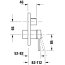 Duravit Circle Bateria wannowo-prysznicowa podtynkowa przełącznik wylewka/słuchawka chrom CE5210012010 - zdjęcie 3