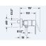 Duravit D-Code Bateria prysznicowa natynkowa chrom DC4230001010 - zdjęcie 3