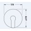 Duravit D-Code Bateria prysznicowa podtynkowa chrom DC4210010010 - zdjęcie 2