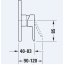 Duravit D-Code Bateria prysznicowa podtynkowa chrom DC4210010010 - zdjęcie 3