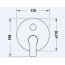 Duravit D-Code Bateria wannowo-prysznicowa podtynkowa czarny mat DC4210012046 - zdjęcie 2