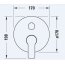 Duravit D-Code Bateria wannowo-prysznicowa podtynkowa chrom DC5210018010 - zdjęcie 3