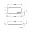 Duravit D-Code Brodzik prostokątny 140x70 cm, biały 720095000000000 - zdjęcie 2