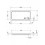 Duravit D-Code Brodzik prostokątny 150x75 cm, biały 720099000000000 - zdjęcie 2