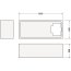 Duravit D-Code Nośnik styropianowy do wanny 167x67 cm odpływ po boku 790472000000000 - zdjęcie 2