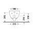 Duravit D-Code Toaleta WC Rimless bez kołnierza krótka biały Alpin 25150900002 - zdjęcie 4