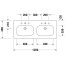 Duravit D-Code Umywalka meblowa 120x49 cm podwójna biały Alpin 03481200002 - zdjęcie 4