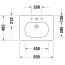 Duravit D-Code Umywalka meblowa 65x48,5 cm biały Alpin 03426500002 - zdjęcie 3
