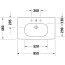 Duravit D-Code Umywalka meblowa 85x48 cm biały Alpin 03528500002 - zdjęcie 3