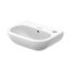 Duravit D-Code Umywalka wisząca 36x27 cm z otworem na baterię po prawej stronie biały Alpin 07053600082 - zdjęcie 1