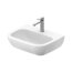 Duravit D-Code Umywalka wisząca 55x43 cm z otworem na baterię biały Alpin 23115500002 - zdjęcie 2