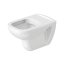 Duravit D-Code Zestaw Toaleta WC 54,5x35,5 cm bez kołnierza + deska wolnoopadająca biały alpin 45700900A1 - zdjęcie 6