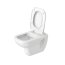 Duravit D-Code Zestaw Toaleta WC 54,5x35,5 cm bez kołnierza + deska wolnoopadająca biały alpin 45700900A1 - zdjęcie 2