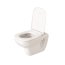 Duravit D-Code Zestaw Toaleta WC 54,5x35,5 cm bez kołnierza + deska wolnoopadająca biały alpin 45700900A1 - zdjęcie 1