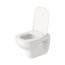 Duravit D-Code Zestaw Toaleta WC + deska wolnoopadająca biały Alpin 45350900A1 - zdjęcie 5