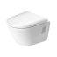 Duravit D-Neo Compact Toaleta WC bez kołnierza krótka biały Alpin z powłoką WonderGliss 25870900001 - zdjęcie 6