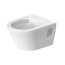 Duravit D-Neo Compact Toaleta WC bez kołnierza krótka biały Alpin z powłoką WonderGliss 25870900001 - zdjęcie 1