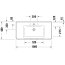 Duravit D-Neo Umywalka meblowa 100,5x48 cm z otworem na baterię antracyt mat 2367101300 - zdjęcie 6