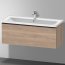 Duravit D-Neo Umywalka meblowa 120,5x48 cm z 1 otworem na baterię biały Alpin 2367120000 - zdjęcie 2