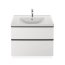 Duravit D-Neo Umywalka meblowa 80x48 cm z otworem na baterię biały satynowy 2367803200 - zdjęcie 9