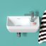 Duravit D-Neo Umywalka wisząca 40x22 cm mała antracyt mat 0739401341 - zdjęcie 5