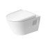 Duravit D-Neo Zestaw Toaleta WC 54x37 cm bez kołnierza + deska wolnoopadająca biały Alpin 45780900A1 - zdjęcie 1