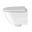 Duravit D-Neo Zestaw Toaleta WC 48x36 cm krótka bez kołnierza + deska wolnoopadająca biały alpin 45880900A1 - zdjęcie 6