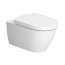Duravit Darling New Miska WC podwieszana Rimless 37x54 cm lejowa biała z powłoką WonderGliss 25570900001 - zdjęcie 1