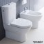 Duravit Darling New Miska WC stojąca 37x63 cm, lejowa, biała z powłoką WonderGliss 21380900001 - zdjęcie 2