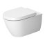 Duravit Darling New Zestaw Toaleta WC podwieszana 54x36,5 cm z deską sedesową wolnoopadającą, biały 2545090000+0069890000 - zdjęcie 9