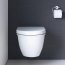 Duravit Darling New Toaleta WC podwieszana 54x37 cm Rimless bez kołnierza HygieneGlaze, biała 2557092000 - zdjęcie 7