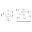 Duravit Darling New Umywalka wisząca mała 47x34,5 cm, z przelewem, z jednym otworem na baterię, biała z powłoką WonderGliss 07314700001 - zdjęcie 2