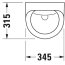 Duravit Design Classics Pisuar elektroniczny wiszący 36x33 cm zasilanie sieciowe biały Alpin 0830370093 - zdjęcie 3