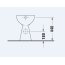 Duravit Design Classics Toaleta WC stojąca dla niepełnosprawnych biały Alpin 0212090000 - zdjęcie 3